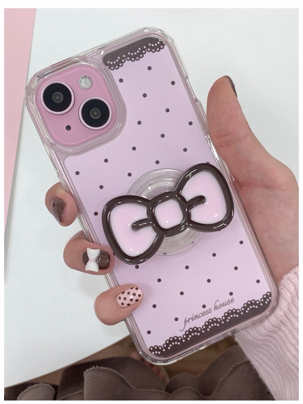 Princess House Pink Polka Dot IPhone 17 Case